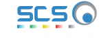 Nuestro logo. Letras azules y Blancas